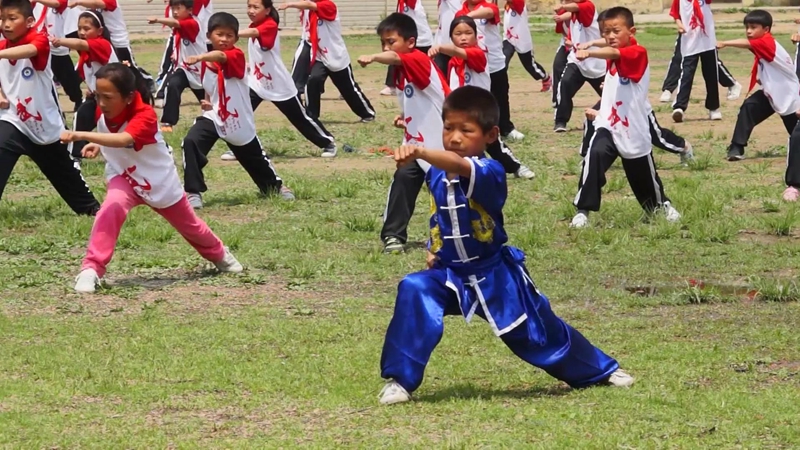 内外兼修，快乐学习   新沂市阿湖小学武术社团活动剪影